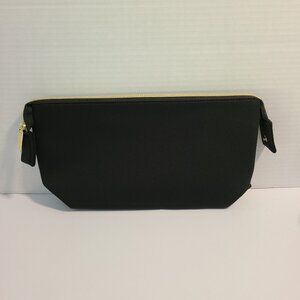 NWOT Tarte Cosmetic Bag Back Gold Accents 11.5x6in